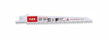 FLEX Säbelsägeblätter für Metall, Holz, Kunststoffe RS/BI-150 6, VE: 5 Stück, 462098