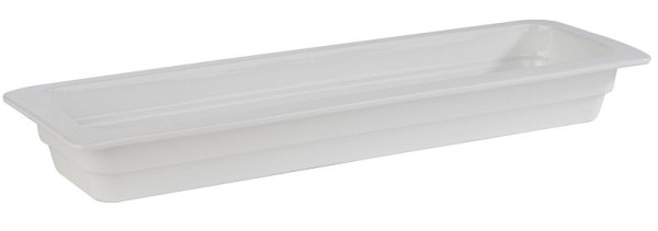 APS GN 2/4 Behälter, 53 x 16,2 cm, Höhe: 6 cm, Porzellan, hitzebeständig bis 220°C, 82301