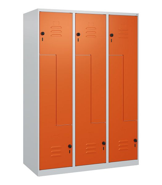 C+P Z-Spind Classic PLUS, 6 Abteile, 1700x1200x500mm, 7035/2004, Drehriegel, 0800037-326 S10030