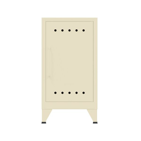 Bisley Fern Ablageschrank, inkl. einem festen Fachboden, Griff links, 669 hellelfenbein, FERMINRH669