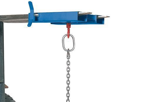 DENIOS Staplerhaken DZ für zwei Staplerzinken, Werkstoff: Stahl, 115190