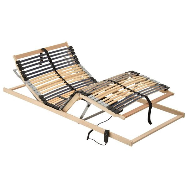 vidaXL Elektrischer Lattenrost mit 42 Latten 7 Zonen 100x200 cm, 321829
