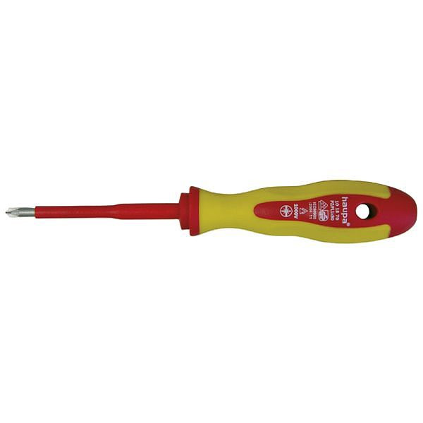 Haupa 2K-VDE-Schraubendreher PZ/FL, Größe 1, 101870, 4011923177010