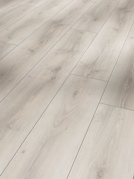 Parador Laminat Trendtime 6 Eiche Askada weiß gekälkt Naturstruktur 4-seitige V-Fuge, VE: 5 Stück, 1567470