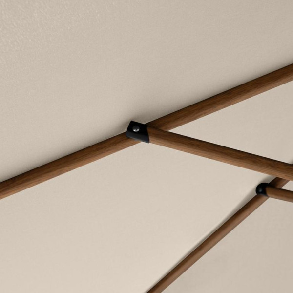 doppler LIFE Balkonschirm WOODSTYLE Lift ca. 305/6tlg. Design 820 natur, K-FSC, 429473820