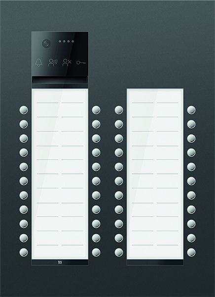 TCS Türkontrollsystem PES PRO Video Außenstation 44T 4 Spalten UP RAL7016 anthrazitgrau, AVU600444-0017