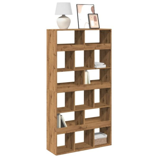 vidaXL Bücherregal Artisan-Eiche 100x33x187,5 cm Holzwerkstoff, 3309383
