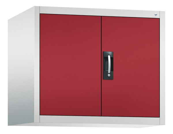 C+P Aufsatzschrank Acurado, H790xB930xT600mm, Farbe: Lichtgrau / Rubinrot, Muldengriff, 9295-000 S10008
