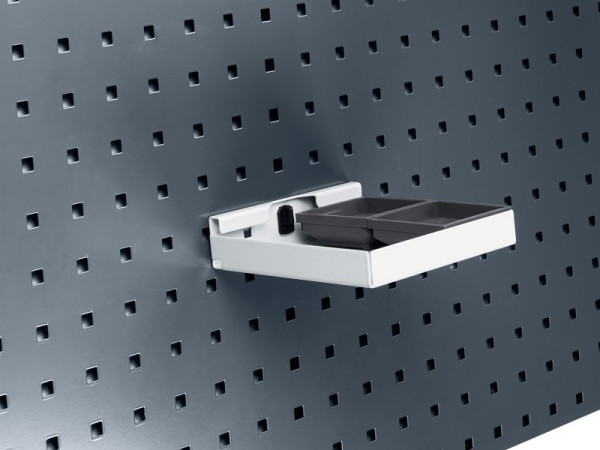 bott perfo Ablageschale S2 BxTxH: 154x164x39 mm, RAL 7035, 14008065.16