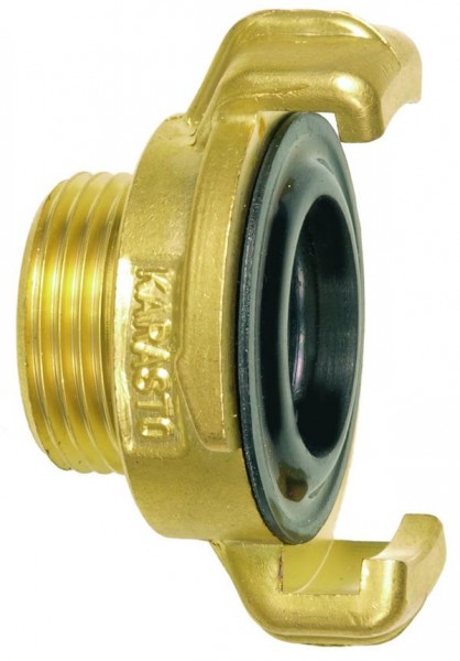 GEKA-Gewindestück, AG G 1/2" MS, VE: 10 Stück, 08.2110