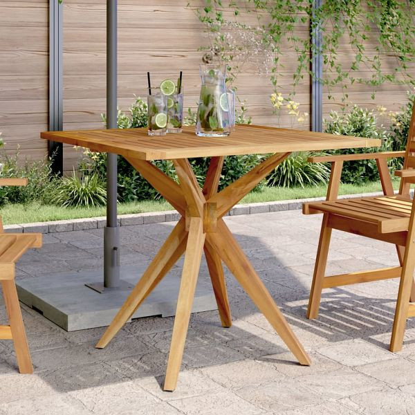 vidaXL Gartentisch Quadratisch 85x85x75 cm Massivholz Akazie, 367836