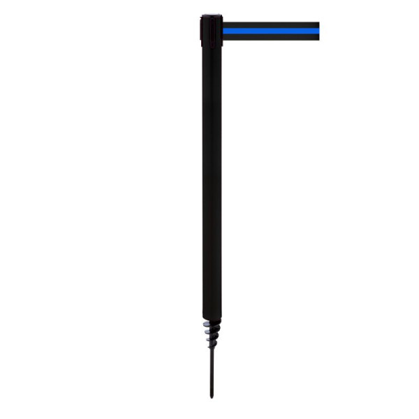 Stein HGS Personenleitsystem -P-Line Outside-, schwarz, schwarz/blau/schwarz waagerecht (gestreift), mit Gurtendstück (Standard), 37689-0701