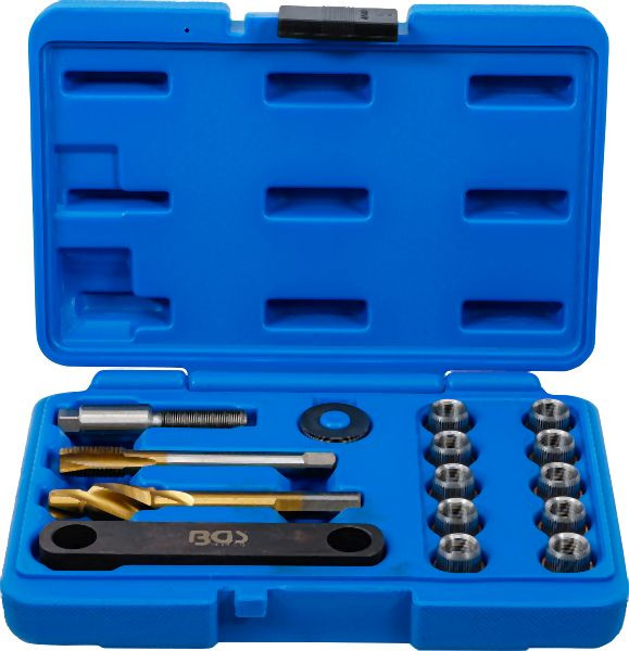 BGS Reparatur-Satz für Bremsgewinde, für VAG, M12 x 1,5 mm, 15-teilig, 8408