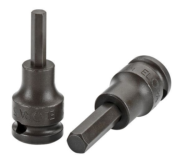 ELORA Kraft-Schraubendreher-Einsatz 3/8", Innen-Sechskant, 789IN-12 mm, 0789011205100