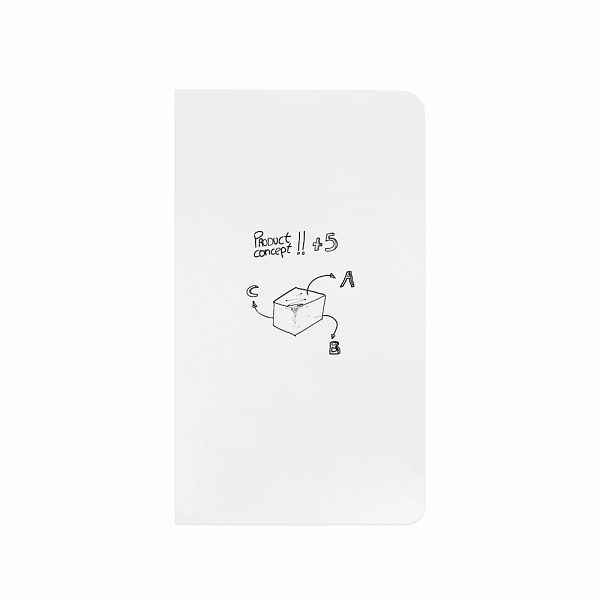 Rocada Skinwhiteboard Emaille weiß 4 runden Ecken 108x204cm, 6635-R2