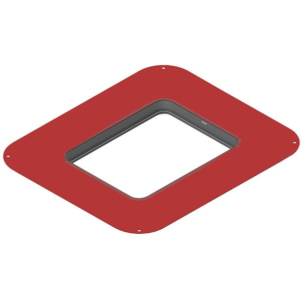 KWC Klebeflansch, F5, Systembox R3, stufenlos, verstellbar, 2030041606