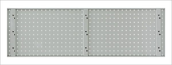 ADB Lochplatte, Maße: 1482x456mm, Farbe: grau, RAL 7035, 23004