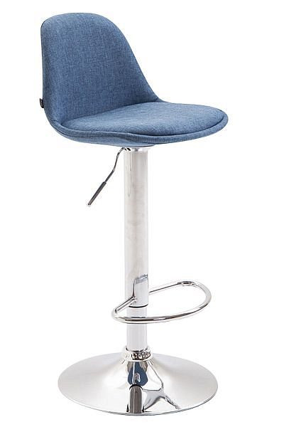 CLP Barhocker Kiel Stoff, blau, 102497010, 4251380469390