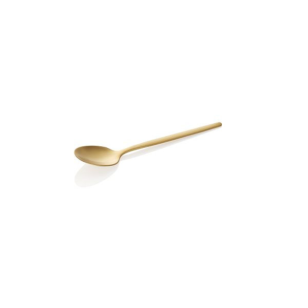WAS Espressolöffel Set ALEX GOLD, mit gold, matter PVD Beschichtung, 11 cm, Chromnickelstahl 18/10, VE: 12 Stück, 1612304