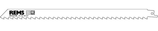 REMS Sägeblatt 300-8,5 Sägeblatt, 561121 R01, 4039976115865