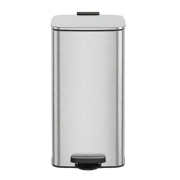 SONGMICS Mülleimer, Silber, 28,5x34x54,4 cm, LTB593E01