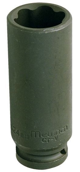 Metrinch 3/8" Kraft-Stecknuss lang 15 mm und 19/32", MET-2355