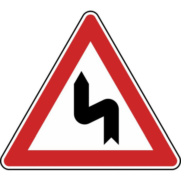 Stein HGS Doppelkurve (zunächst links) Nr. 105-10, 630mm /RA1/Flachform 3mm, 105-10-113