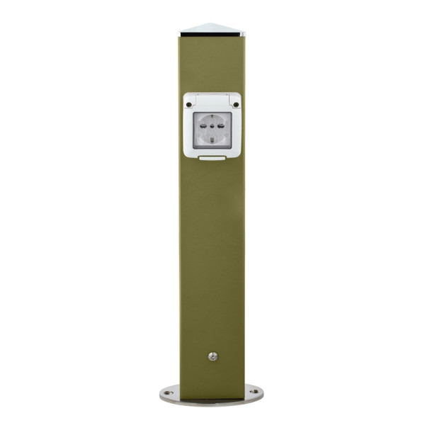 Aquapoint Electropoint ground, grün Gartenstele Premium aus Aluminium als Stromanschluss, 73426V