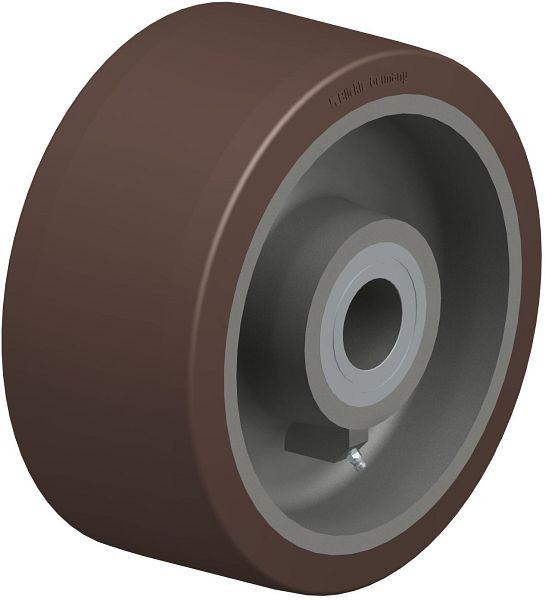 Blickle GB 306/50K Rad aus Blickle Besthane®, Braun, 754321
