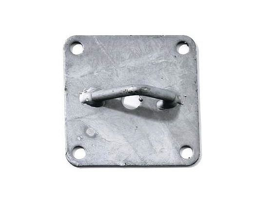 Growi Anbindehaken mit Platte, Plattengröße 10 x 10 cm, 10069050