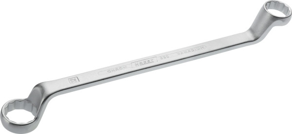 Hazet Doppel-Ringschlüssel, Außen-Doppel-Sechskant Profil, 27 x 32 mm, 630-27X32