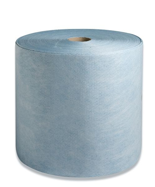 Schoeller Öl-Bindevlies einlagig, VE: 2 Rollen, alle 50cm quer perforiert, blau, Aufnahme 166 Liter, BR102