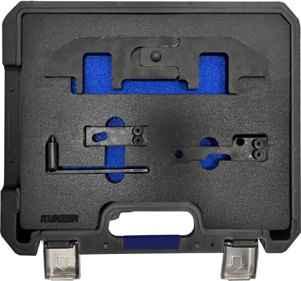 Kunzer Motor-Einstellwerkzeugsatz OPEL / CITROËN / PEUGEOT / TOYOTA Für 1.0- und 1.2-Liter- VTi-, e-VTi- und e-THP-3-Zylinder- Benzinmotoren, 77M503