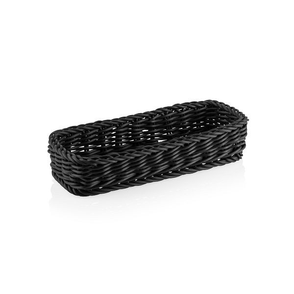 WAS Besteckkorb Systemkorb / Besteckkorb schwarz, 27 x 10 x 5 cm, 5076027