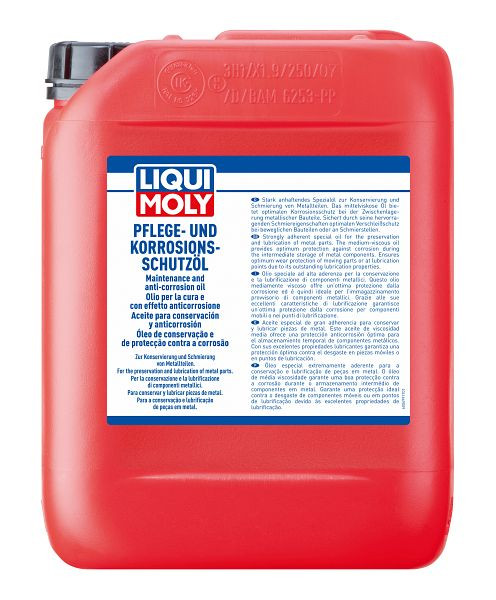 LIQUI MOLY Pflege- und Korrosionsschutzöl, Kanister Kunststoff, VE: 5 Liter, 20760