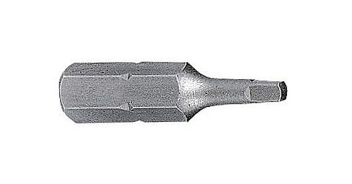 Kraftwerk 1/4" Bit für Robertson Innenvierkant-Schrauben 25 mm R1, 5 Stück, 2689-5