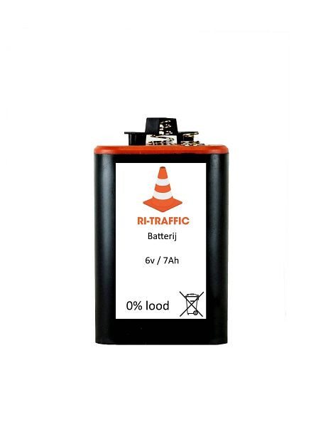Ri-Traffic Batterie für Warnleuchte 6v / 7 Ah, 01-0000-01
