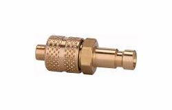 Riegler Nippel NW 2,7, Messing blank, für Schlauch, 107080