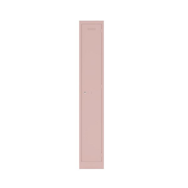 Bisley Garderobenschrank Primary Locker, 1 Abteil, 1 Fach, 620 pastellpink, PL3050S1620
