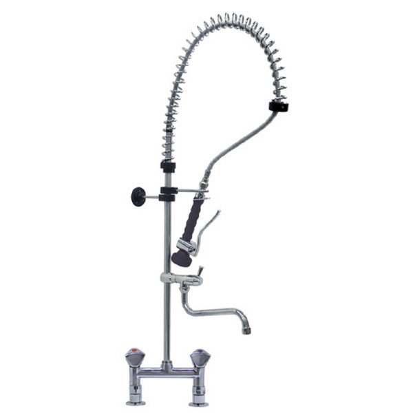 OEM Geschirrspülbrause auf Zweilochmischbatterie mit drehbarem Auslauf, Anschluss 1/2, GDZ0012/G