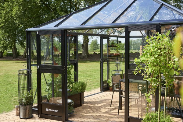 Juliana Extra Türset - Oase/Grand Oase - 7 Sektionen Schwarz, F09868