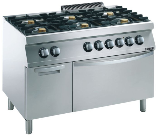 ZANUSSI Gasherd GH7 / 6FLEBS, Standgerät, 406372006