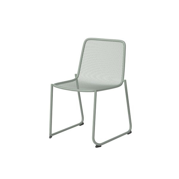 Feros Mase Stapelbarer Sessel, Grün, Stahl, 152553