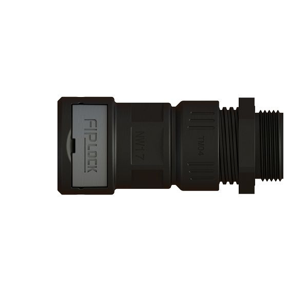 LAPP Schlauchverschraubung FIPLOCK ONE-ST NPT 3/8'' - 12, grau, VE: 10 Stück, 61804868