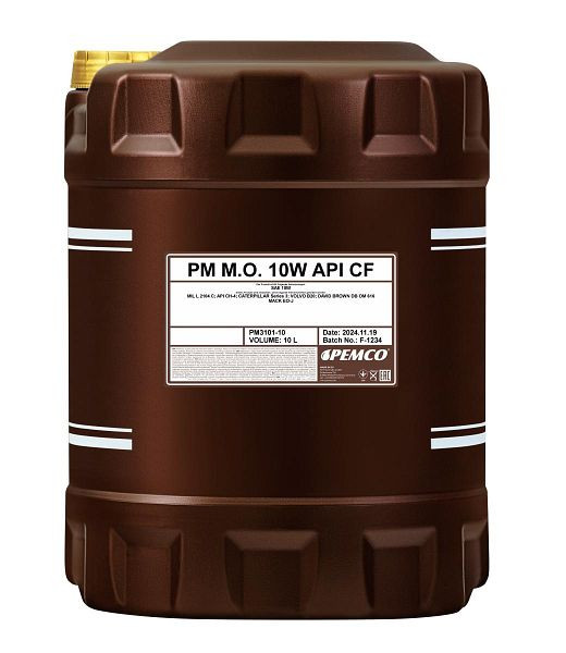 PEMCO 3101 Einbereichsmotorenöl SAE 10W, VE: 10 l, PM3101-10