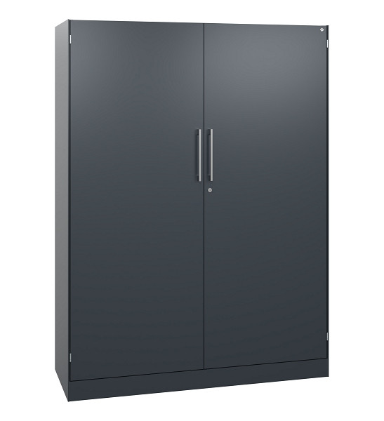 C+P Flügeltürenschrank Asisto, H1635xB1200xT435mm, 7016/7016, 141011-000 S10083