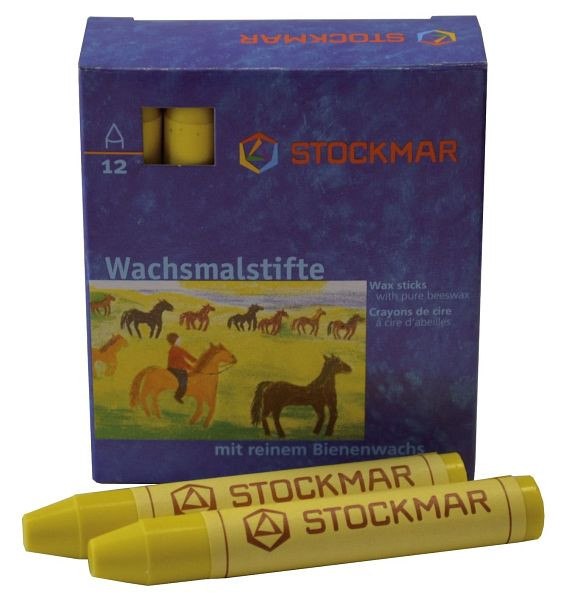Stockmar Wachsmalstifte - zitronengelb, VE: 12 Stück, 330-05