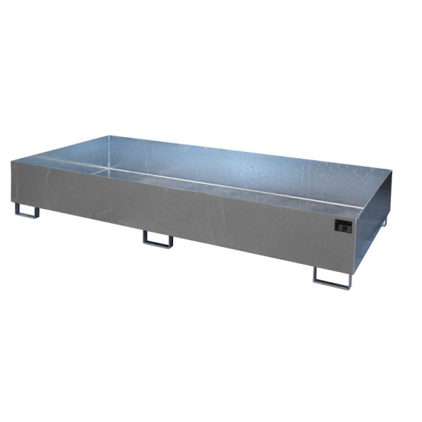STEIN HGS Regalwanne RW, 1000 Liter, ohne Farbe, feuerverzinkt, Gesamthöhe 435 mm, feuerverzinkt, ohne Gitterrost, 79217.0036