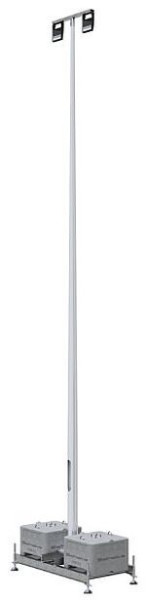 Schake Lampenmast-Sets aus Aluminium, 353180A-IF-SET