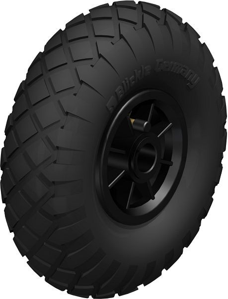 Blickle PK 262/25-75G Rad, Luftreifen, Schwarz, 4804